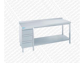 Edelstahl Arbeitsschrank