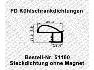Steckdichtung ohne Magnet